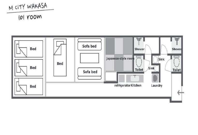 ユースホステル Mcity In Wakasa