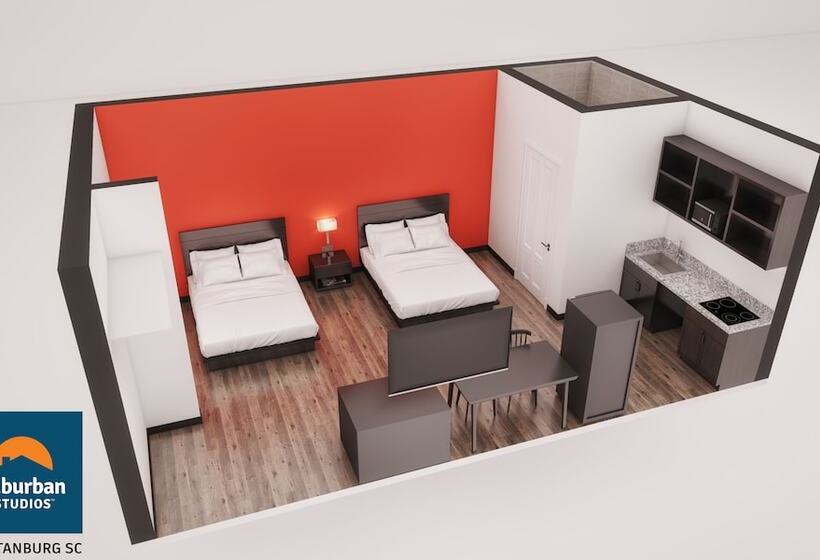 فندق Suburban Studios Spartanburg   I 26