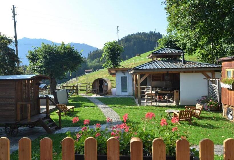 ペンション Les Chambres Et Roulottes Des Noisetiers