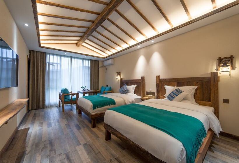 بنسيون Puer Xiangtu Story Manor