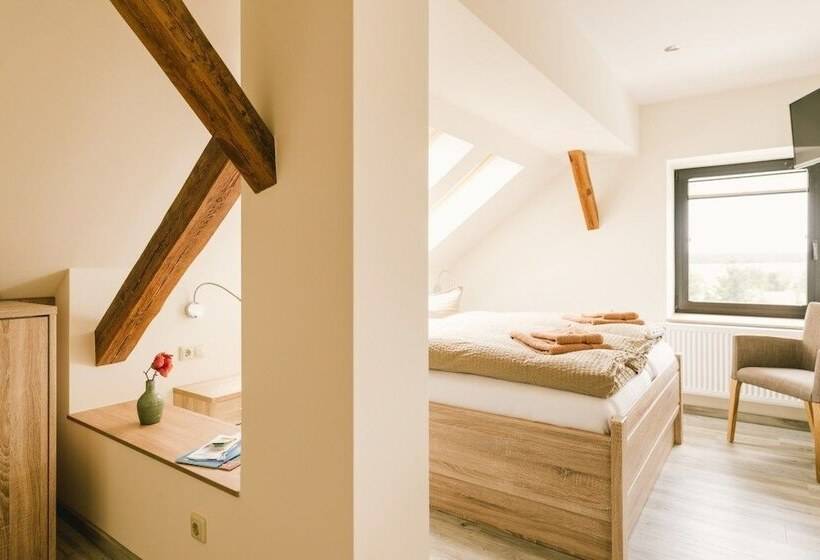 펜션 Gasthaus Zum Bergwitzsee