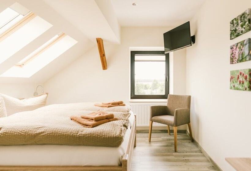 펜션 Gasthaus Zum Bergwitzsee