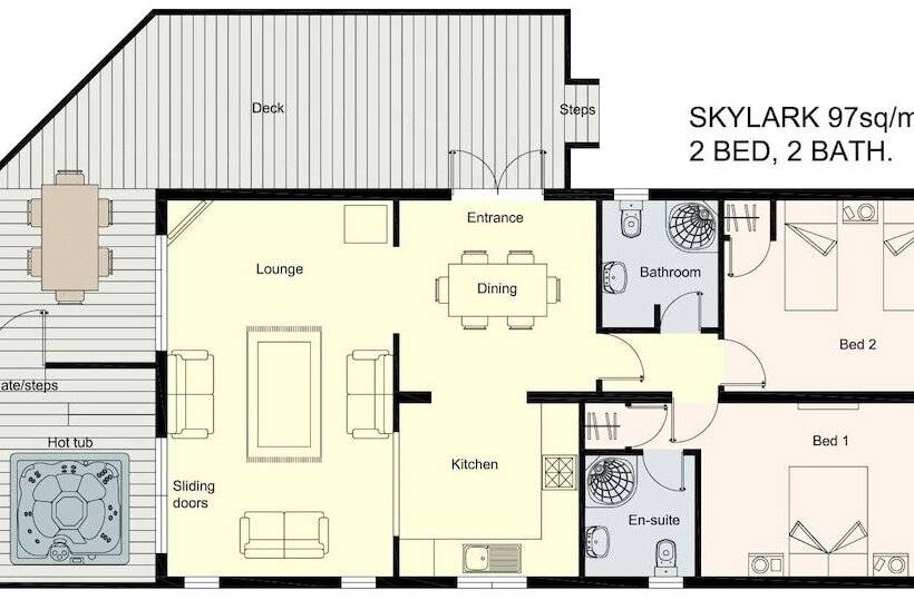Skylark Lodge With Hot Tub Near Cupar, Fife