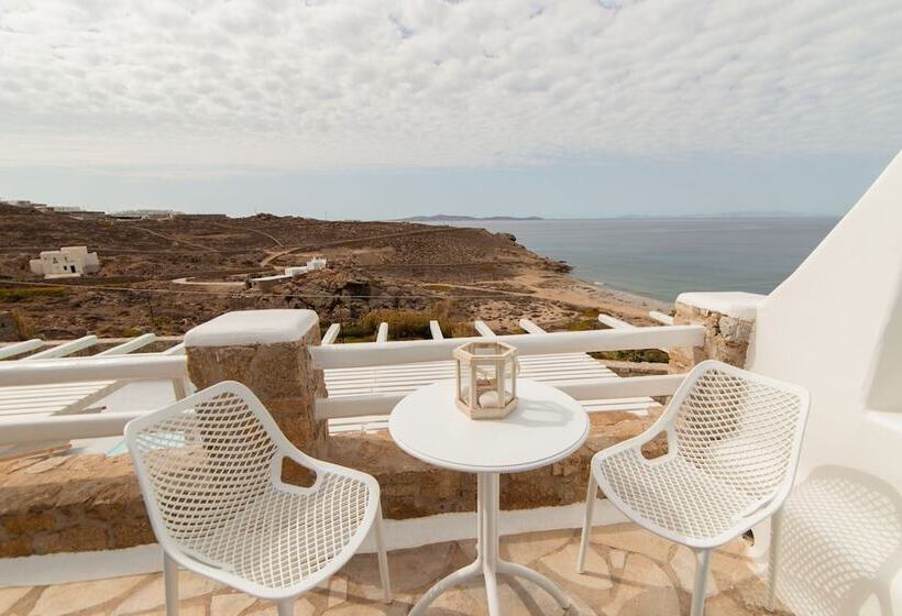 هتل روستایی 180 ° View Private Pool Villa Choulakia To Enjoy Sun Kissing Sea