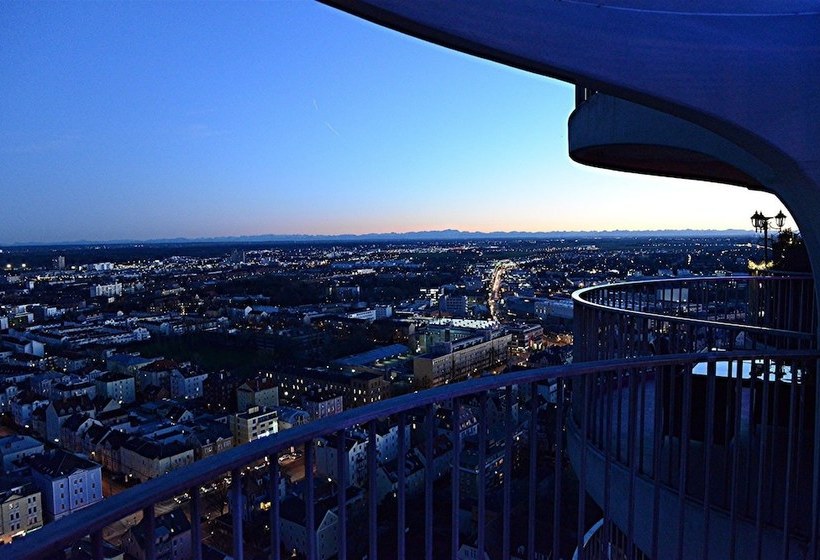 Sky Romantic Room En La Torre Del  Augsburg 33. Piso