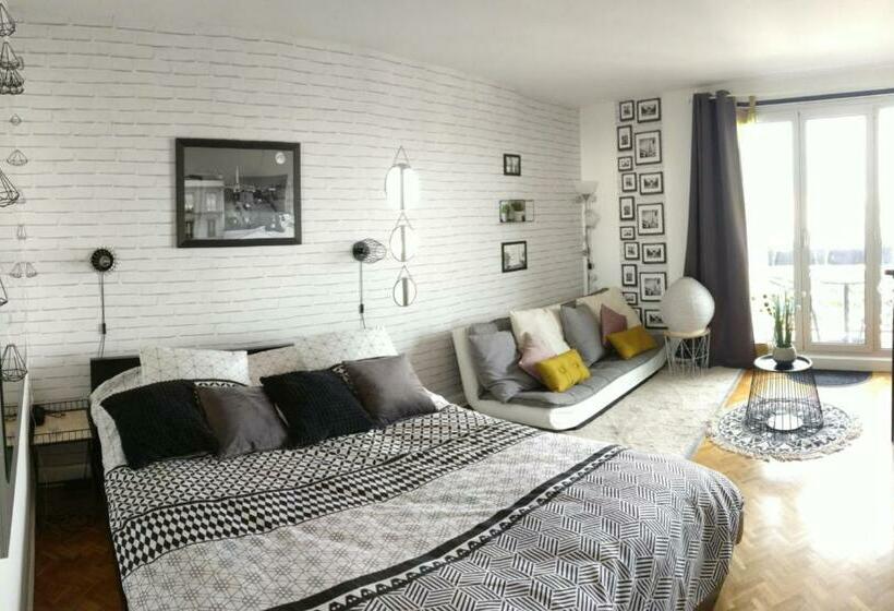 Le Parisien T1antony Berny By Beds4wanderlust   35m2 Avec Balcon   Aéroport Orly 5miles   Train Stat
