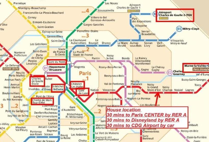 Пансион Chambre D Hotes Proche De Disneyland Et Pas Loin De Paris
