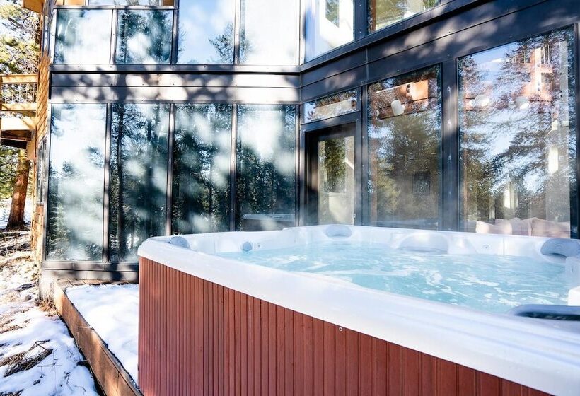 The Atrium Haven Winter Park Cabin Hot Tub