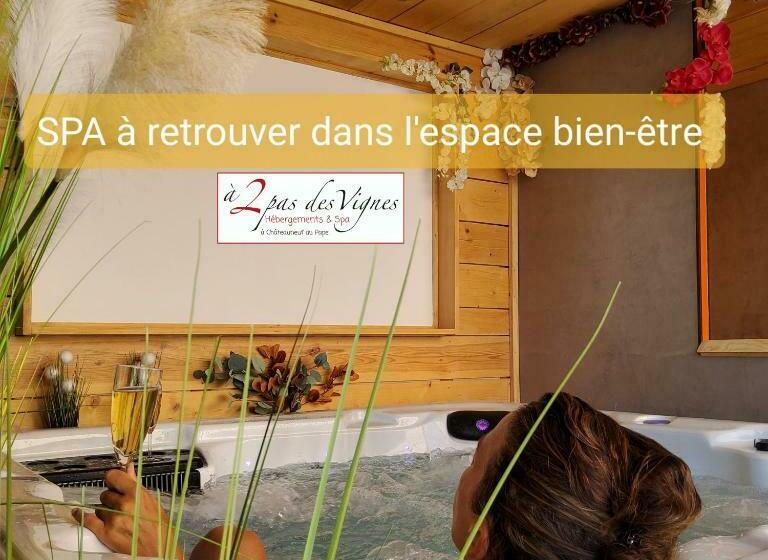 A 2 Pas Des Vignes, Hébergements Et Spa, Maison Numéro 11 à Châteauneuf Du Pape