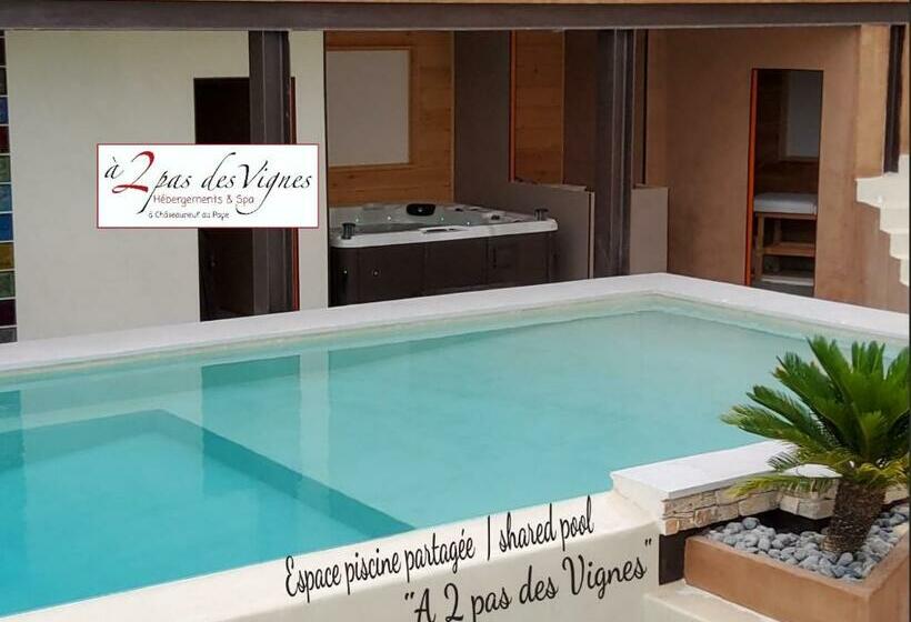 A 2 Pas Des Vignes, Hébergements Et Spa, Maison Numéro 11 à Châteauneuf Du Pape