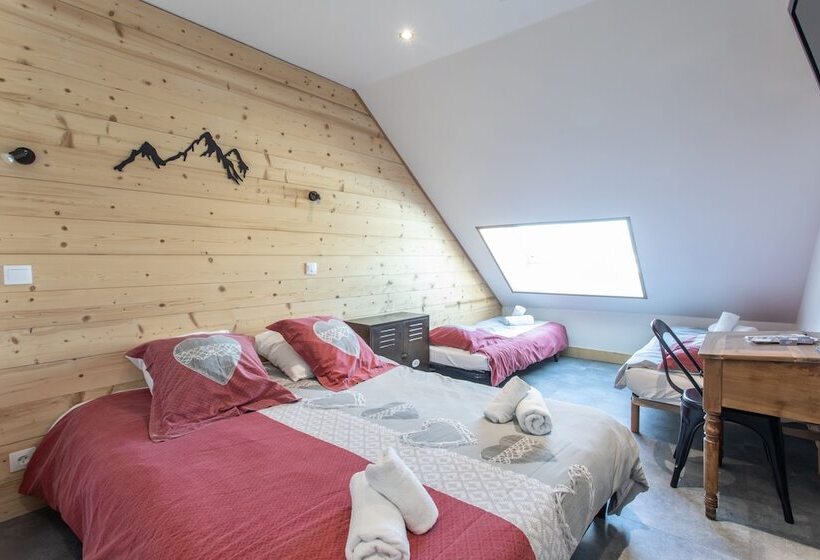 הוסטל Auberge Le Vieux Chaillol & Spa