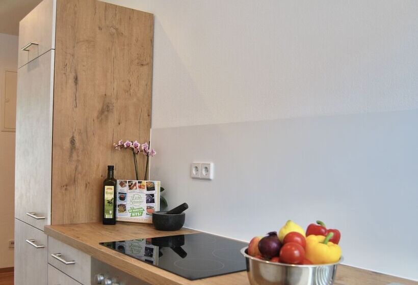 Stadtoase Geräumige Gästewohnungen Mit Balkon, Komfort, Modernität Und Ruhe, Für Monteure Geeignet