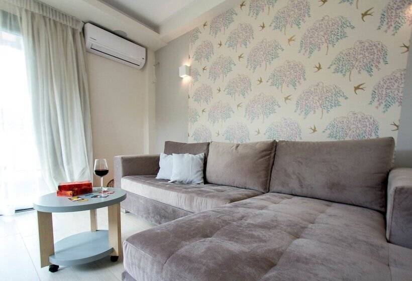 Studio Verde Glaros W. Outdoors, Near The Beach