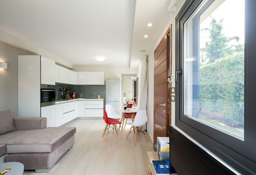 Studio Verde Glaros W. Outdoors, Near The Beach