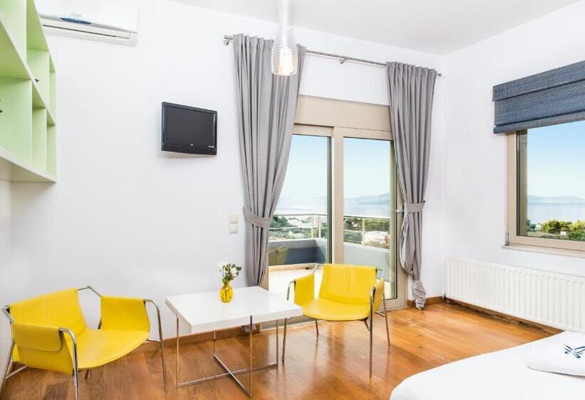 Villa Mariposa   Panoramic Sea View   Near Chania City