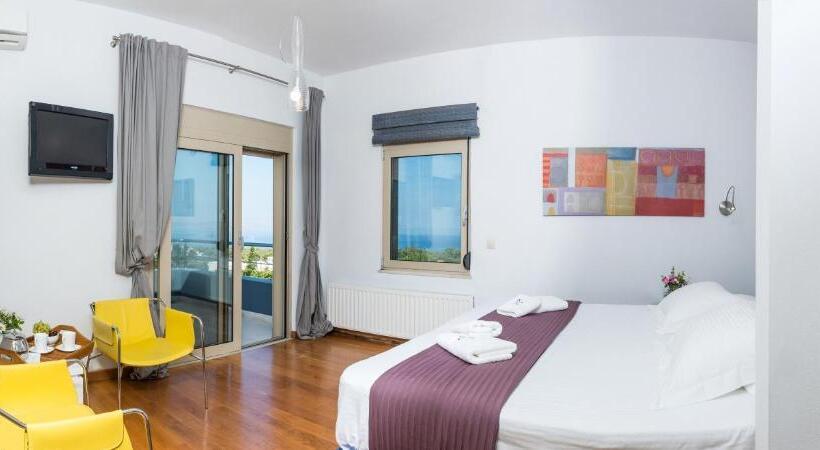 Villa Mariposa   Panoramic Sea View   Near Chania City