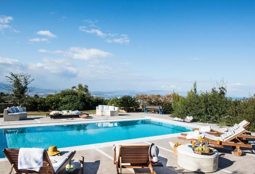 Villa Mariposa   Panoramic Sea View   Near Chania City