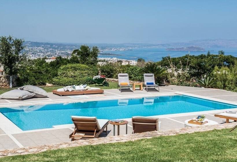 Villa Mariposa   Panoramic Sea View   Near Chania City