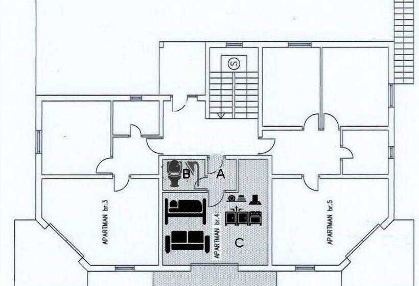 ペンション Apartments Villa Venera