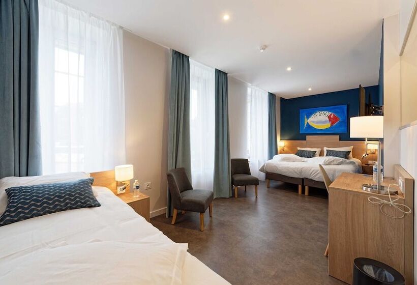 ホテル Contact Hôtel De La Gare Et Son Restaurant Côte à Côte