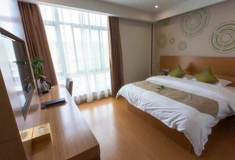 בית מלון כפרי Greentree Inn Lu An Jinzhai County Dabie Mountain Logistics Park Business