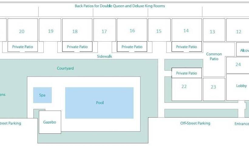 モーテル Bellevue Oasis Adults Only