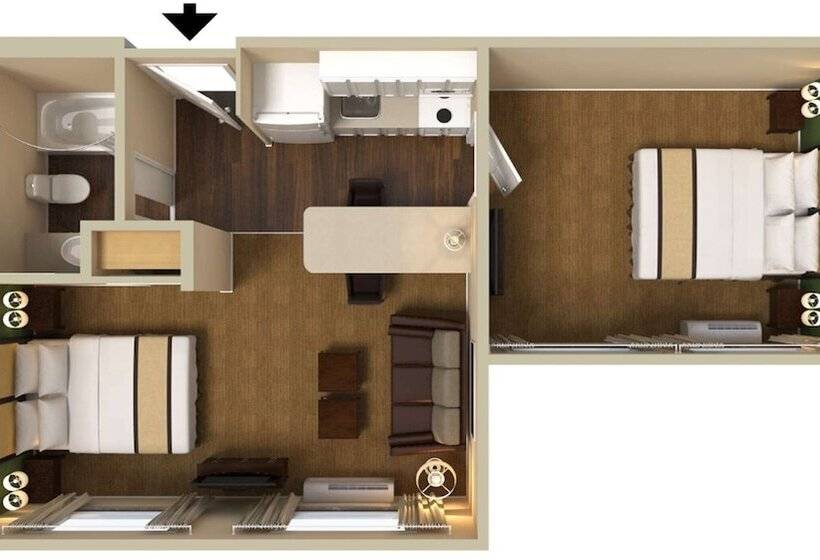 فندق Extended Stay America Suites  Kansas City  Airport  Tiffany Springs