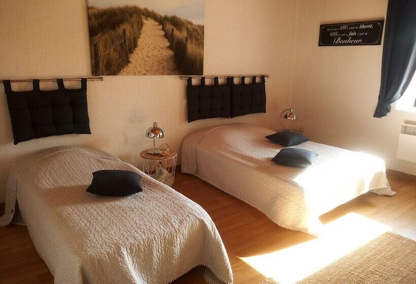 مبيت وإفطار Au Jardin De Creachavel