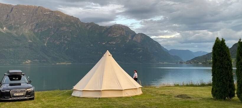 בית מלון כפרי Dalsøren Camping Og Hytter