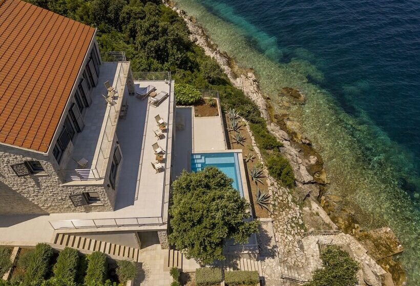Beachfront Villa Poseidon With Heated Pool
