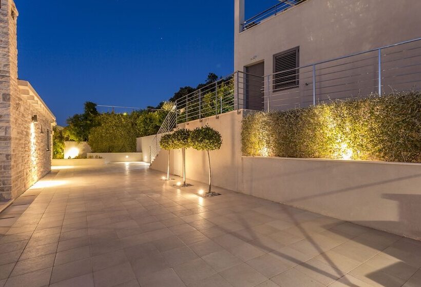 Beachfront Villa Poseidon With Heated Pool