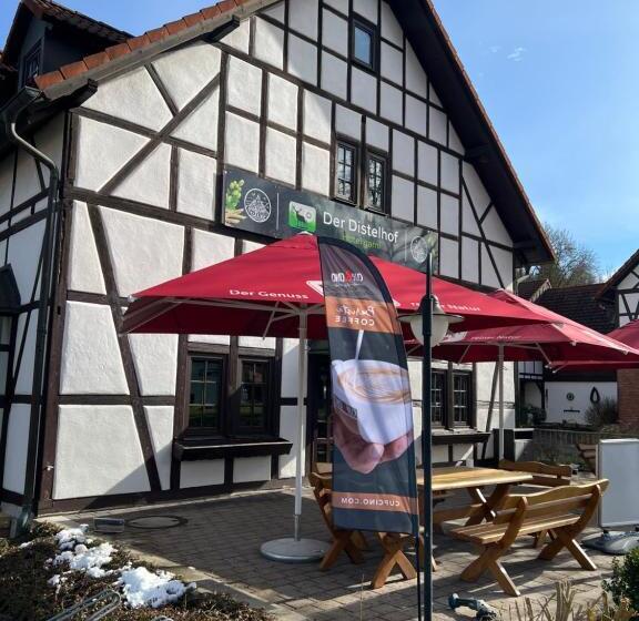 Landhotel Der Distelhof Mit Scheunencafé