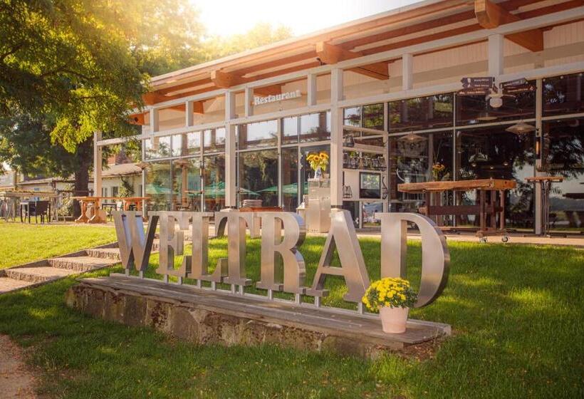 בית מלון כפרי Weltrad Am Fluß Restaurant & Quartier