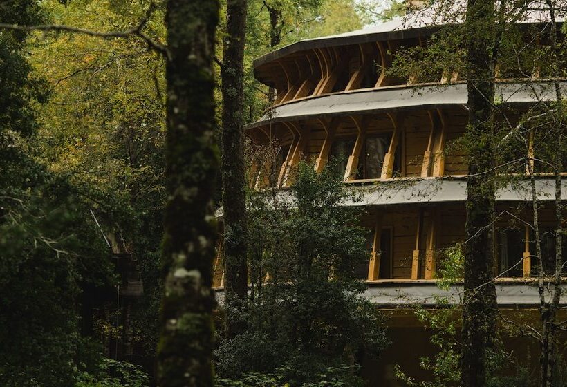 호텔 Huilo Huilo Reino Fungi