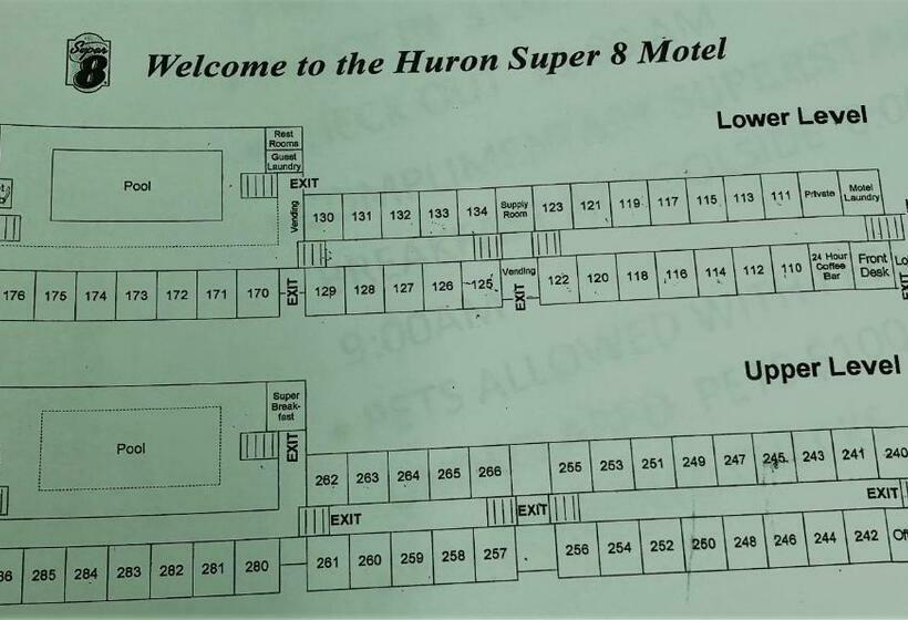 모텔 Super 8 By Wyndham Huron