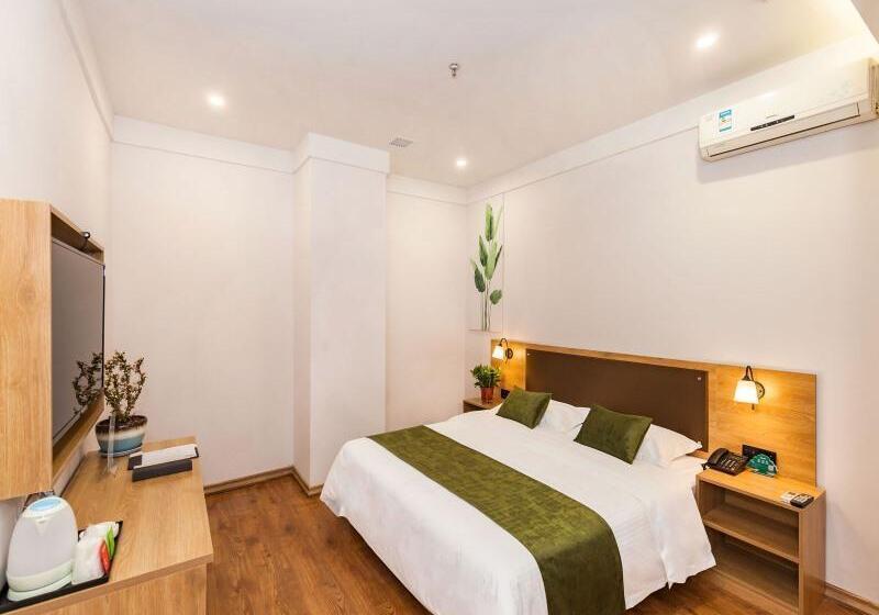 בית מלון כפרי Greentree Inn Dalian Airport New District Xinzhaizi Express