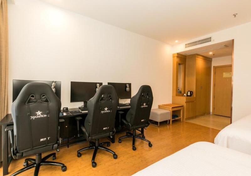 בית מלון כפרי Greentree Inn Hefei Shushan District Binhu Qiancheng Business