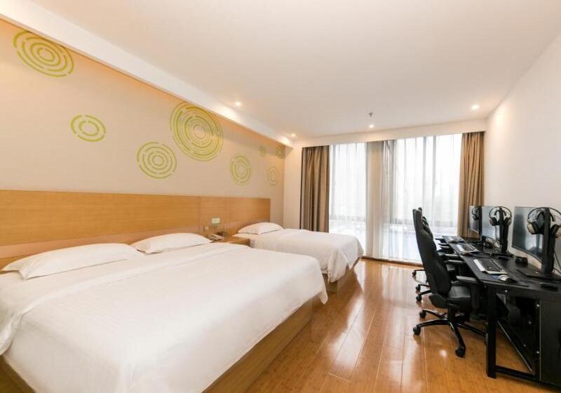 בית מלון כפרי Greentree Inn Hefei Shushan District Binhu Qiancheng Business