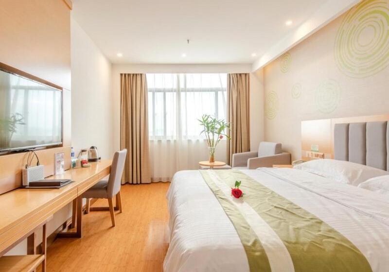 בית מלון כפרי Greentree Inn Hefei Shushan District Binhu Qiancheng Business