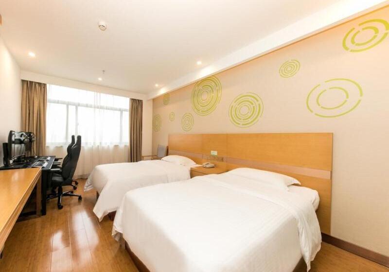 בית מלון כפרי Greentree Inn Hefei Shushan District Binhu Qiancheng Business