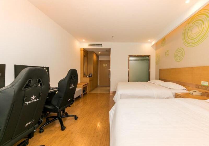 בית מלון כפרי Greentree Inn Hefei Shushan District Binhu Qiancheng Business