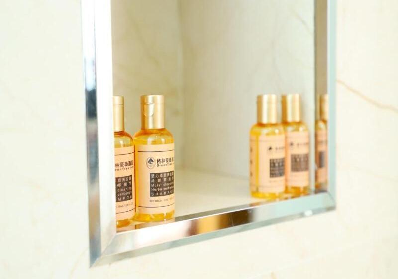 בית מלון כפרי Greentree Inn Zhumadian High Speed Rail Station Square Store