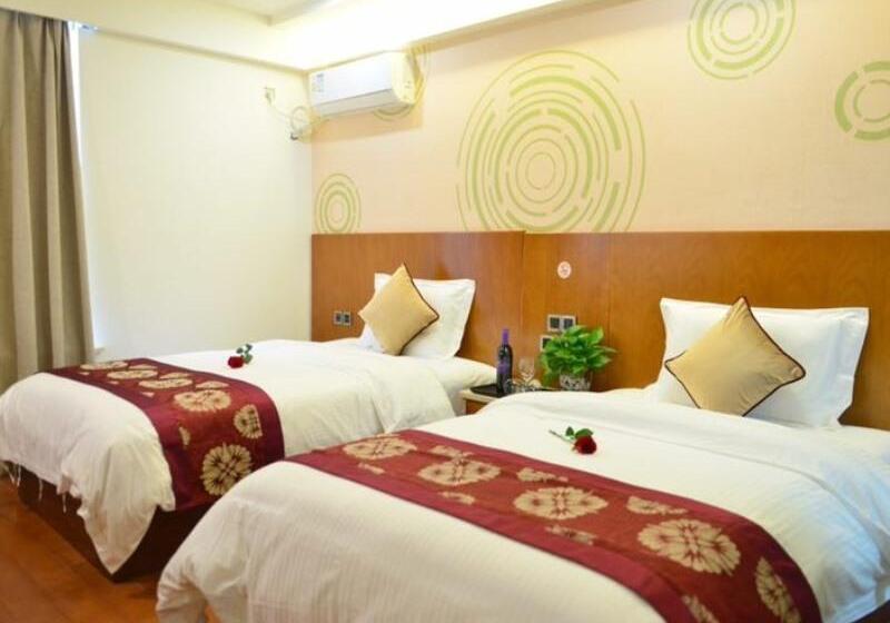 בית מלון כפרי Greentree Inn Ziyang Lezhi Government Tianchi Town Express