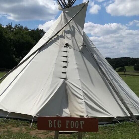 פנסיון Le Ranch De Calamity Jane Tipis D Hôtes