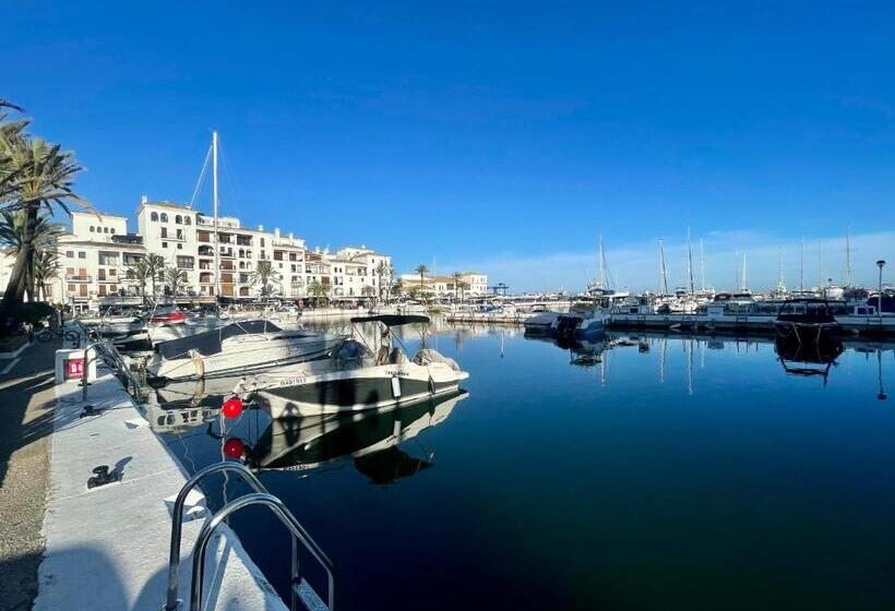 Casares Beach Golf Apartment With Private Garden Direct Pool Access