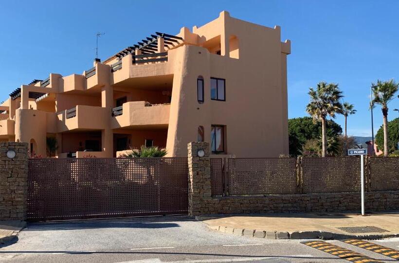 Casares Beach Golf Apartment With Private Garden Direct Pool Access