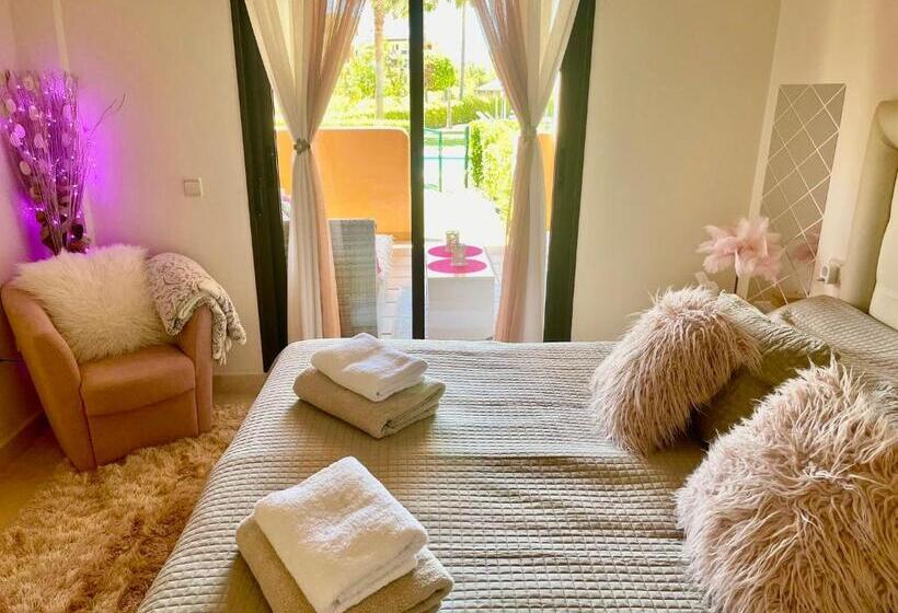 Casares Beach Golf Apartment With Private Garden Direct Pool Access