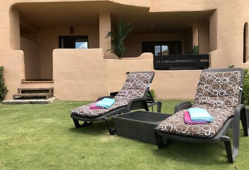 Casares Beach Golf Apartment With Private Garden Direct Pool Access