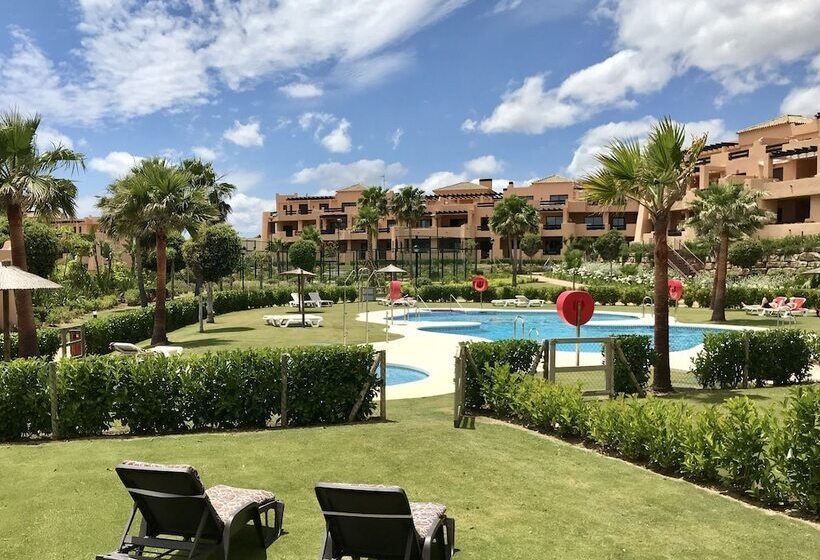 Casares Beach Golf Apartment With Private Garden Direct Pool Access