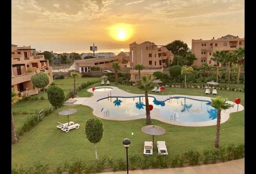 Casares Beach Golf Apartment With Private Garden Direct Pool Access